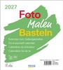 Bild: Foto-Malen-Basteln Bastelkalender weiß 2027 - Korsch Verlag