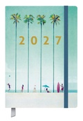 Cover: Terminkalender Campus Palmen 18 Monate 2027/2028 - Korsch Verlag