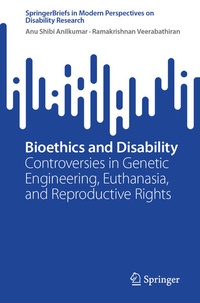 Enlarge image Cover: Bioethics and Disability - Springer