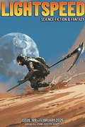 Cover: Lightspeed Magazine, Issue 189 (February 2026) - Adamant Press