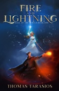 Cover: Fire and Lightning (Saga of the Jewels, #1) - Thomas Tarasios
