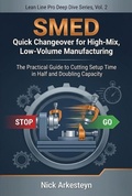 Cover: SMED Quick Changeover for High-Mix, Low-Volume Manufacturing (The Lean Line Pro Deep Dive Series, #2) - Nick Arkesteyn