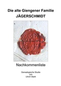 Cover: Die alte Giengener Familie J&Auml;GERSCHMIDT - epubli