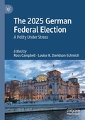 Cover: The 2025 German Federal Election - Palgrave Macmillan