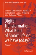 Cover: Digital Transformation: What Kind of Smart Life do we have today? - Springer