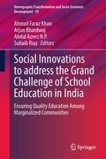 Cover: Social Innovations to address the Grand Challenge of School Education in India - Springer