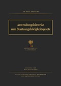 Cover: Anwendungshinweise zum Staatsangeh&ouml;rigkeitsgesetz (AH-StAG 2025) - BoD - Books on Demand