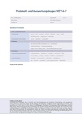 Cover: Protokoll- und Auswertungsbogen MZT 4-7 - modernes lernen