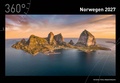 Cover: Norwegen Premiumkalender 2027 - 360&deg; medien