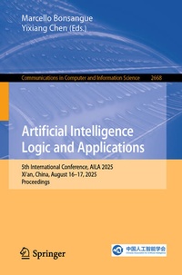 Enlarge image Cover: Artificial Intelligence Logic and Applications - Springer