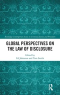 Cover: Global Perspectives on the Law of Disclosure - Routledge Contemporary Issues in Criminal Justice and Procedure
