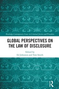 Cover: Global Perspectives on the Law of Disclosure - Routledge