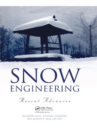 Enlarge image Cover: Snow Engineering: Recent Advances - Taylor & Francis