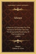 Cover: Always - Kessinger Publishing