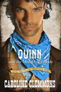 Cover: Quinn and the Mail Order Bride (Texas Hill Country Mail Order Brides, #3) - Caroline Clemmons