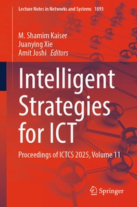 Enlarge image Cover: Intelligent Strategies for ICT - Springer