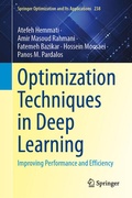 Cover: Optimization Techniques for Deep Learning - Springer