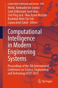 Enlarge image Cover: Computational Intelligence in Modern Engineering Systems - Springer