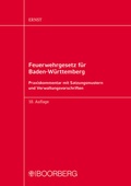 Cover: Feuerwehrgesetz f&uuml;r Baden-W&uuml;rttemberg - Boorberg
