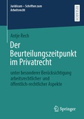 Cover: Der Beurteilungszeitpunkt im Privatrecht - Springer
