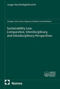 Cover: Sustainability Law: Comparative, Interdisciplinary, and Intradisciplinary Perspectives - Nomos