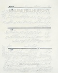 Cover: UNLIMITED HISTORY - FRAGMENTS ALONG THE LINE - Revolver Publishing