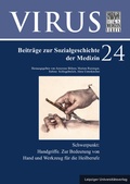 Cover: Handgriffe. Zur Bedeutung von Hand und Werkzeug f&uuml;r die Heilberufe - Leipziger Uni-Vlg