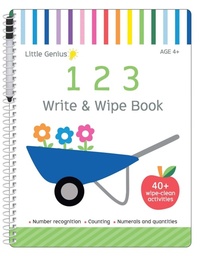Enlarge image Cover: 123: Write & Wipe Activity Book - Lake Press