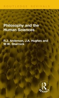Cover: Philosophy and the Human Sciences - Routledge