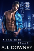 Cover: A Low Blue Flame (Indigo Knights, #3) - Second Circle Press