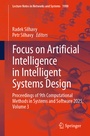 Cover: Focus on Artificial Intelligence in Intelligent Systems Design - Springer
