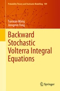 Cover: Backward Stochastic Volterra Integral Equations - Springer