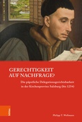 Cover: Gerechtigkeit auf Nachfrage? - B&ouml;hlau