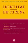 Cover: Identit&auml;t/Differenz - Meiner