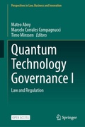 Cover: Quantum Technology Governance I - Springer