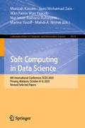 Cover: Soft Computing in Data Science - Springer