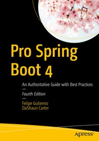 Enlarge image Cover: Pro Spring Boot 4 - APress