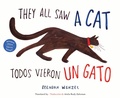 Cover: They All Saw a Cat/Todos vieron un gato (English-Spanish Bilingual Edition) - Chronicle Books