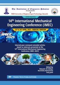 Enlarge image Cover: 14th International Mechanical Engineering Conference (IMEC) - Trans Tech Publications Ltd