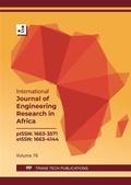 Cover: International Journal of Engineering Research in Africa Vol. 78 - Trans Tech Publications Ltd