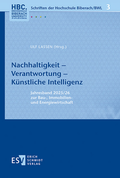 Cover: Nachhaltigkeit - Verantwortung - K&uuml;nstliche Intelligenz - Erich Schmidt Verlag
