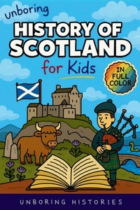 Enlarge image Cover: Unboring History of Scotland for Kids - A Visual Learning Guide to European History for Kids