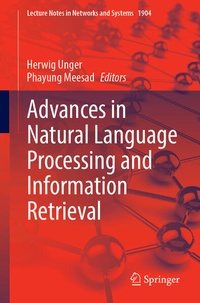 Enlarge image Cover: Advances in Natural Language Processing and Information Retrieval - Springer