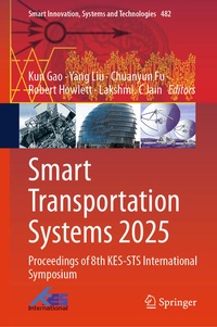 Enlarge image Cover: Smart Transportation Systems 2025 - Springer