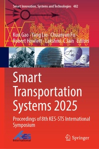 Enlarge image Cover: Smart Transportation Systems 2025 - Springer