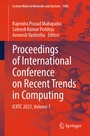 Cover: Proceedings of International Conference on Recent Trends in Computing - Springer