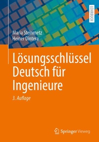 Enlarge image Cover: Lösungsschlüssel Deutsch für Ingenieure - Springer Vieweg