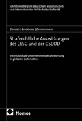 Cover: Strafrechtliche Auswirkungen des LkSG und der CSDDD - Nomos