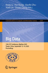 Enlarge image Cover: Big Data - Springer