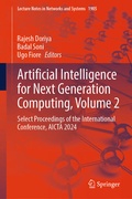 Cover: Artificial Intelligence for Next Generation Computing, Volume 2 - Springer